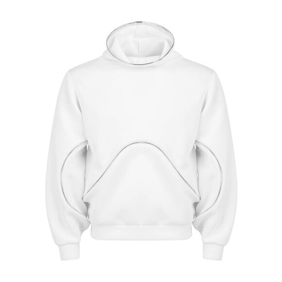 Kalaqtic scuba material hoodie size large women’s NEW - Picture 1 of 12